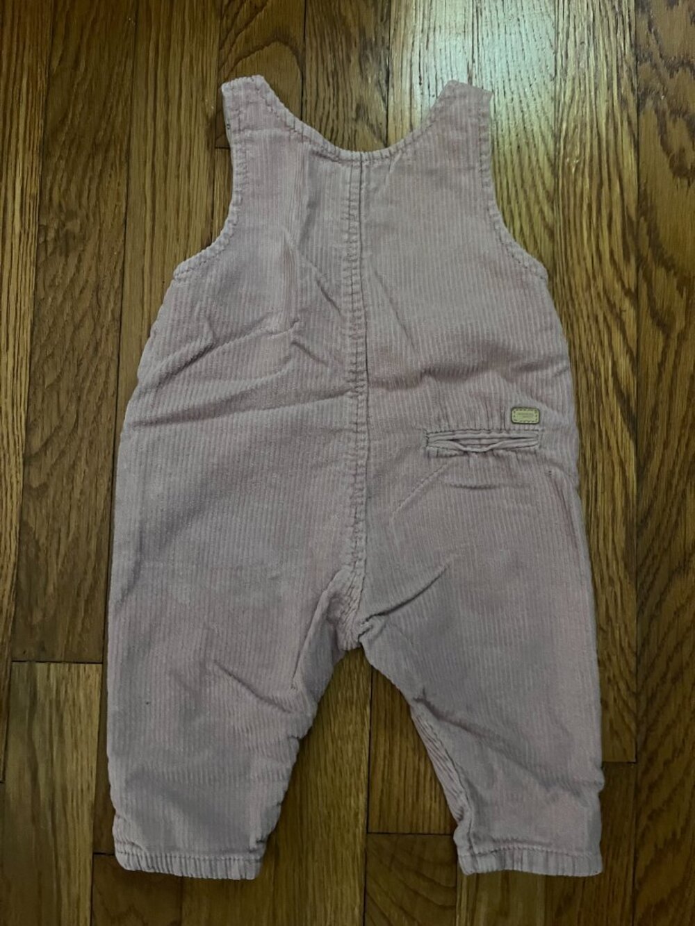 Baby Girl Corduroy Overall Set, Purple, 6-9 Months - Picture 4 of 7